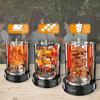 Grill vertikal GOURMETmaxx Dönergrill, 1400W