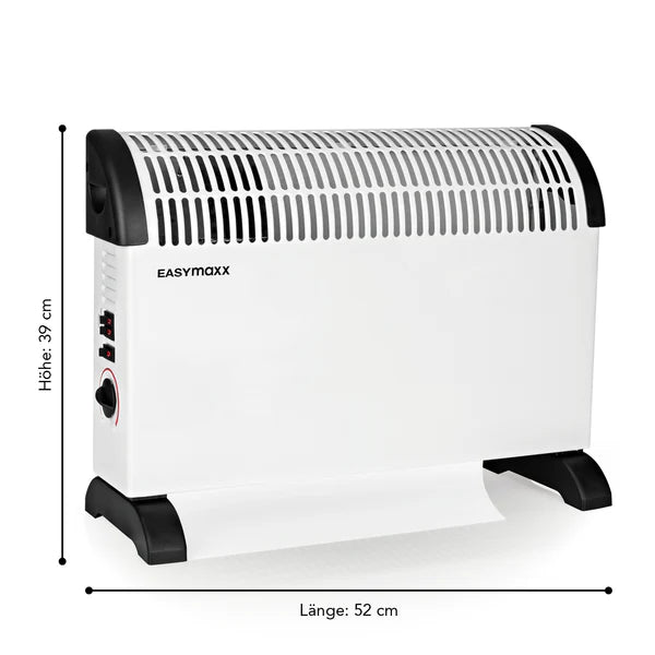 Ngrohës konvektor EASYmaxx Heizkonvektor, 2000 W, 3 nivele ngrohjeje, termostat i rregullueshëm, funksion Turbo, i bardhë