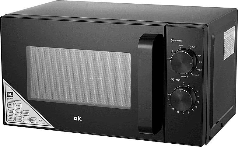 Mikrovalë OK OMW 2024 I-B, 700 W, 20 L, e zezë